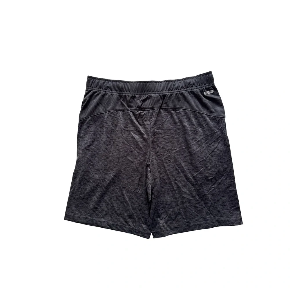 RBX Active Mens Mesh Space Dye Shorts Charcoal Heather Grey Gym Training Size M
